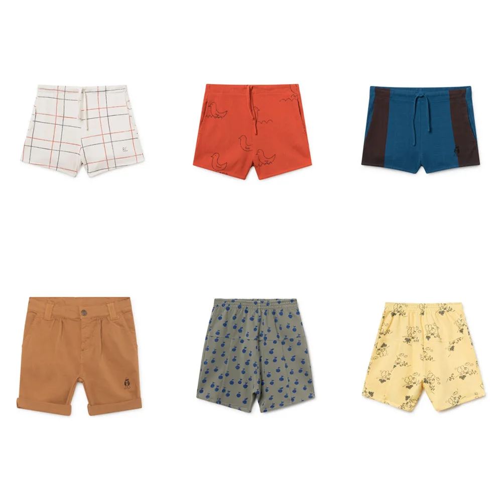 

2019 Spring Summer Boys Apples Bermuda Shorts Children Cotton Cool Print Shorts Baby Girls Short Pants Clothes 1-11Y
