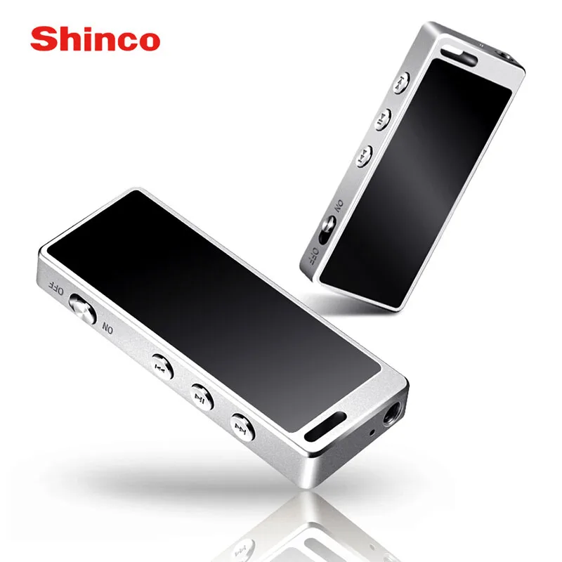 Shinco F1 8 ГБ голос Регистраторы диктофон сплав HIFI аудио плеер Мини Профессиональный