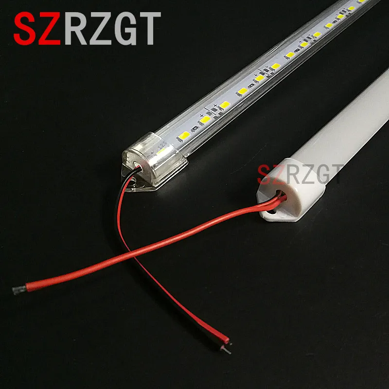 5 шт. 50 см DC12V SMD 5630/5730 светодиодная Жесткая полоса + крышка для ПК Светодиодная