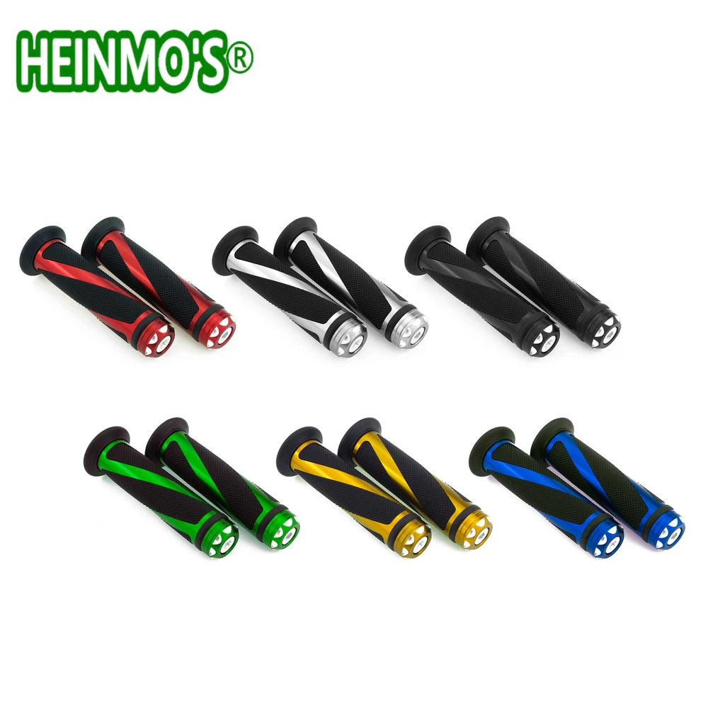 Motorcycle Motorbike Hand Grips Handle Bar Accessories Universal (49)
