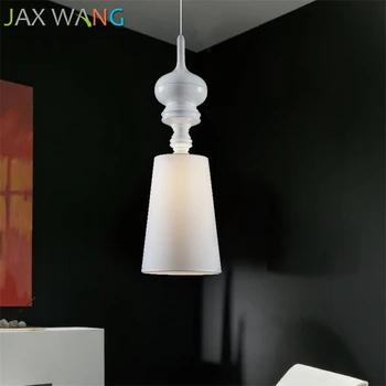 

JW_Nordic Modern Aluminum Guard LED Pendant Lights for Dining Room Bedroom Study Living Room Kavass Lamp De Lighting Multicolor