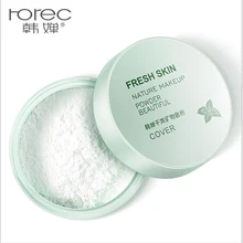 HANCHAN свежая минеральная скрученная пудра с слоем нежная гладкая портативная естественная пудра для макияжа красивый уход за лицом контроль масла