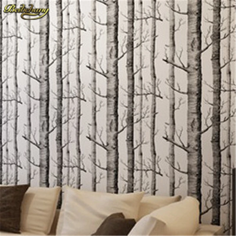 beibehang papel de parede 3D Tree pattern modern wallpaper roll
