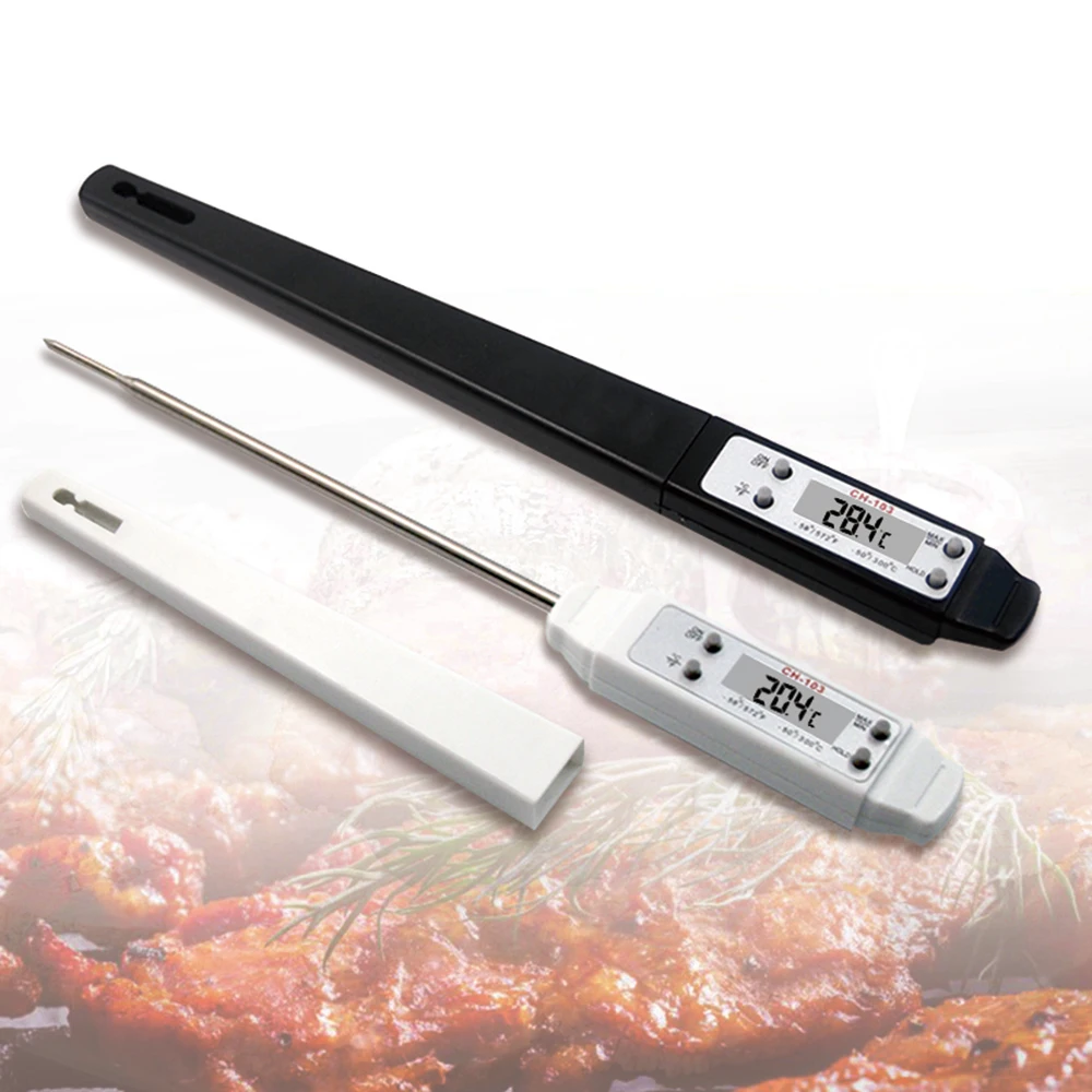 

Professional Electronic Folding Probe Food Thermometer CH-103 IP66 Waterproof Instant Read Kitchen Barbecue BBQ Thermometer