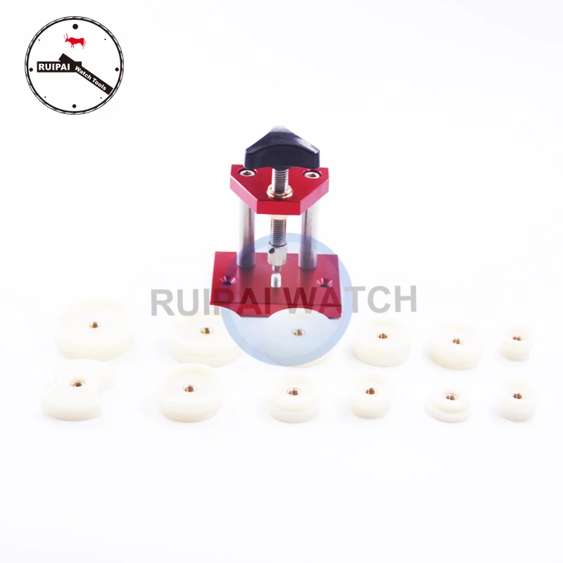 07110 Watch Press Tool Multi Type Watch Back Case Closer Press Watch Tool with 12 nylon dies цена 07110 Watch Press Tool Multi Type Watch Back Case Closer Press Watch Tool with 12 nylon dies цены онлайн