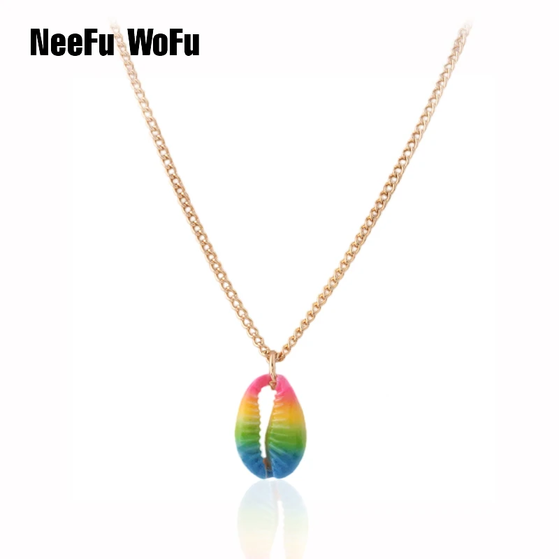 Ожерелья NeeFu WoFu в форме капли брендовые ожерелья серьги подвески большие длинные