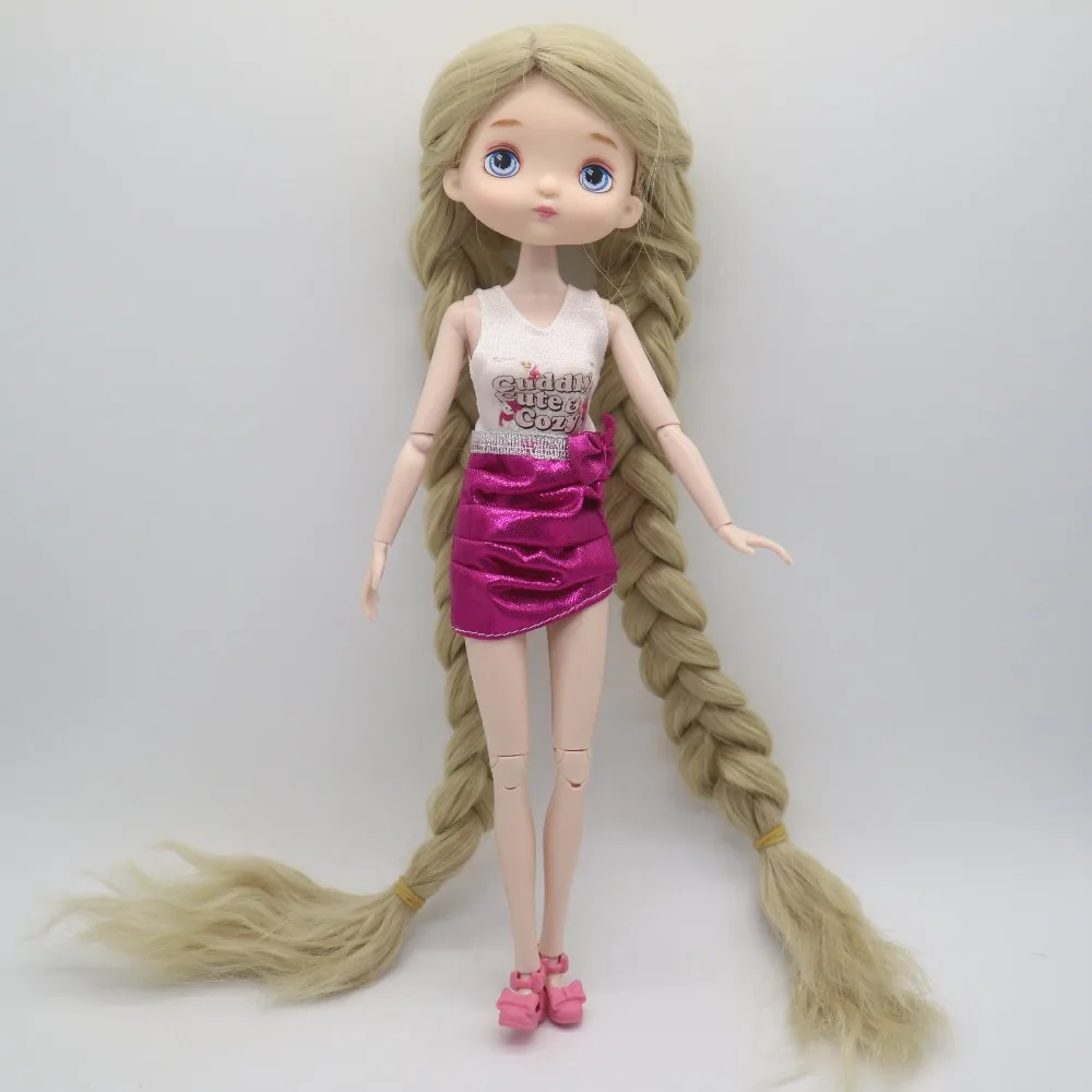 Куклы cortoon, 12 дюймов, пластиковая кукла DIY, пластиковый шар, шарнирная Подвижная кукла, высота 31 см - Цвет: doll with clothes 4