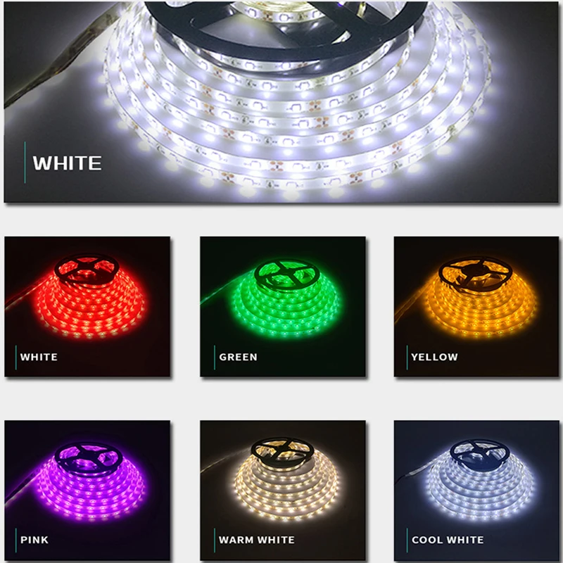 500 см Φ светильник RGB водонепроницаемая светодиодная лента 24 Key Remote Controller Strip Lamp TV