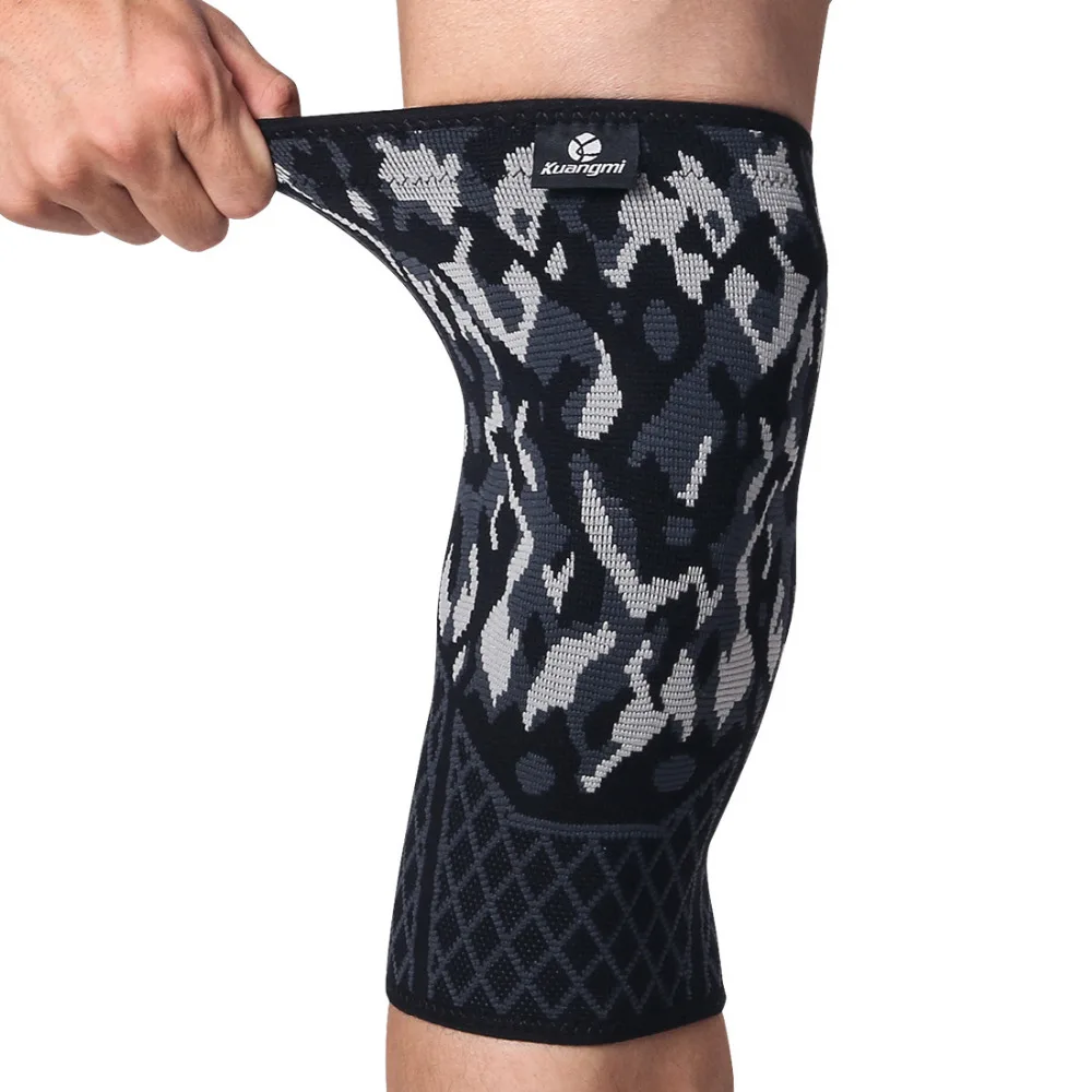 

Kuangmi 1 pc 3D Weaving Pressurization Knee Brace Sleeve for Running Basketball Cycling Leg Warmer Prevent Arthritis Knee Pad