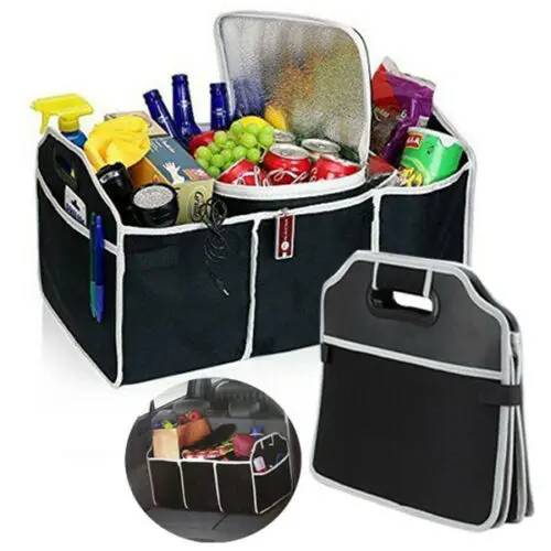 

1pc Folding Car Trunk Felt Storage Box Organizer Container Bag Tool Box Case