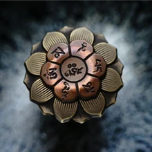 Колесо лотоса, глаз Будды, мини-пальцевая Гироскопическая игрушка с тремя углами, свисающая из печати, для детей, EDC, декомпрессия