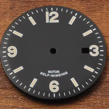 33,5 мм зеленый циферблат подходит для Miyota 8205/8215, DG2813/3804 автоматическое движение