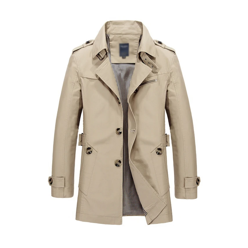 Cappotto Trench da uomo Casual M 5XL sezione lunga taglie forti|mens trench  coat|men trenchtrench coat - AliExpress