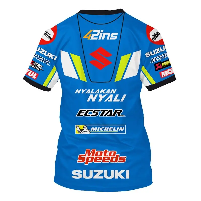 Moto rcycle Racing moto rbike moto cross moto футболка suzuki camiseta для верховой езды Мужская дышащая повседневная одежда с короткими рукавами для вождения