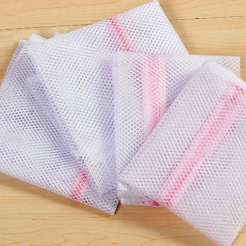 

Large Home Laundry Storage White Washing Aid Laundry Care Wash Bag Zipper Net Mesh Clothes Cleaner Protection Net Mesh Bags Tool