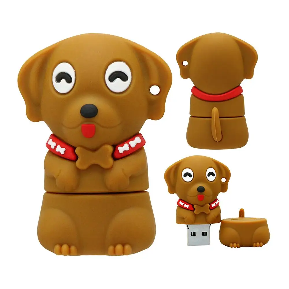 USB flash drive cartoon cute Pet dog pen drive 4GB 8GB 16GB 32GB 64GB animal memory stick mini computer gift pendrive usb stick