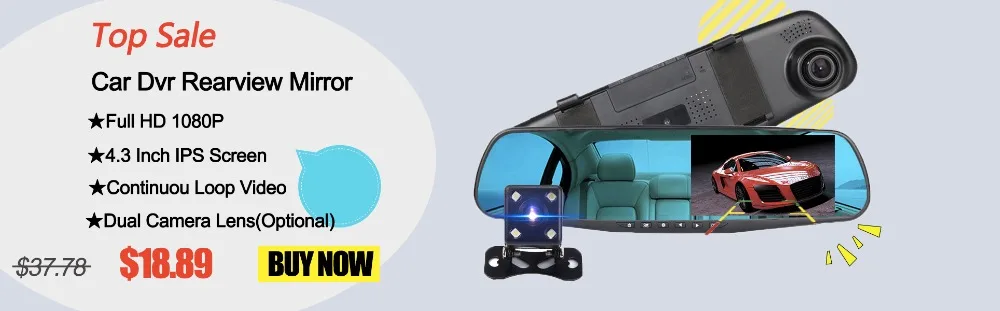 Салона автомобиля Зеркало заднего вида 4,7 дюймов LED дальнего Регистраторы Full HD 1080P Двойной объектив Авто Видео Регистраторы Dash Cam Автомобильный видеорегистратор с сенсорным экраном