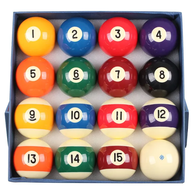 Cheap Billiard Balls Set 57mm/52mm Size Billiard Ball Numbers Billiards Accessories China 2016