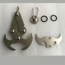 Фальшивый объект захват многофункциональный крюк выживания гравитационный крюк для переноски грейферных падающих объектов с сильным магнитом подъемный инструмент