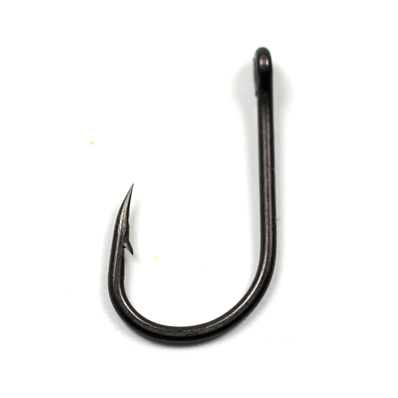 

Bimoo 100pcs #2 #4 #6 #8 Telflon Coated Beaked Tip Sharp Carp Fishing Hooks High Quality Non Reflective Dark Black Carp Hook