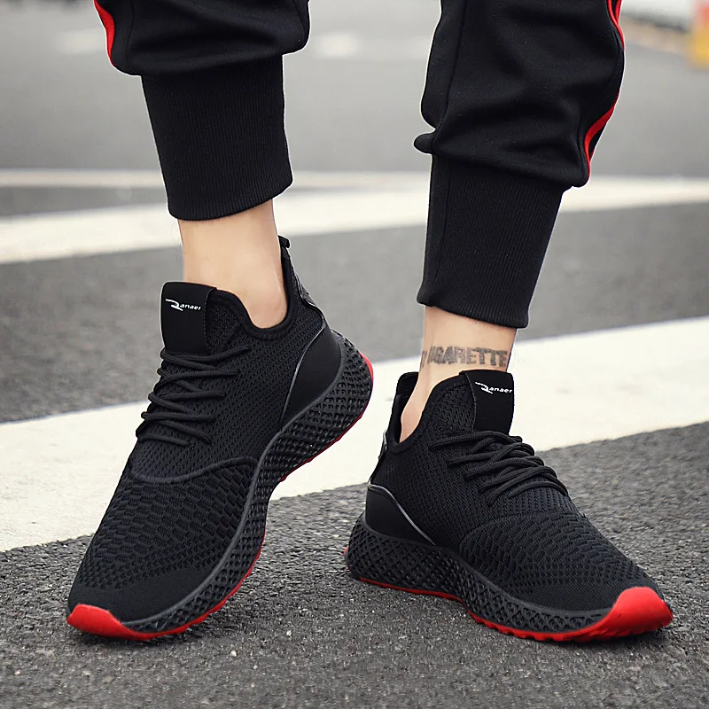 

2019 Men Casual Shoes Sport Running Shoes Sneakers Men Flats Outdoor Walking Shoes Mesh Breathable Footwear Trainers Men Shoes