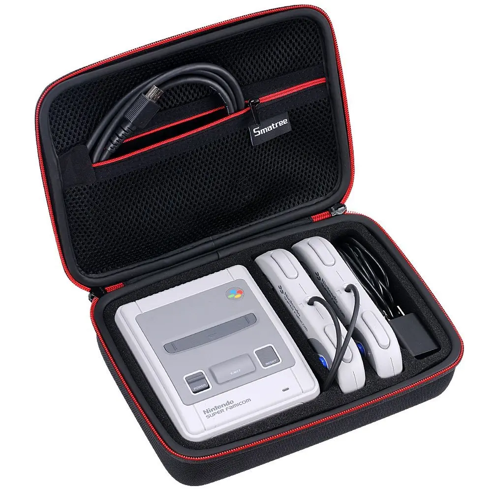 Чехол для переноски Smatree чехол SNES Super NES Classic Mini (2018) подходит 2 контроллеров