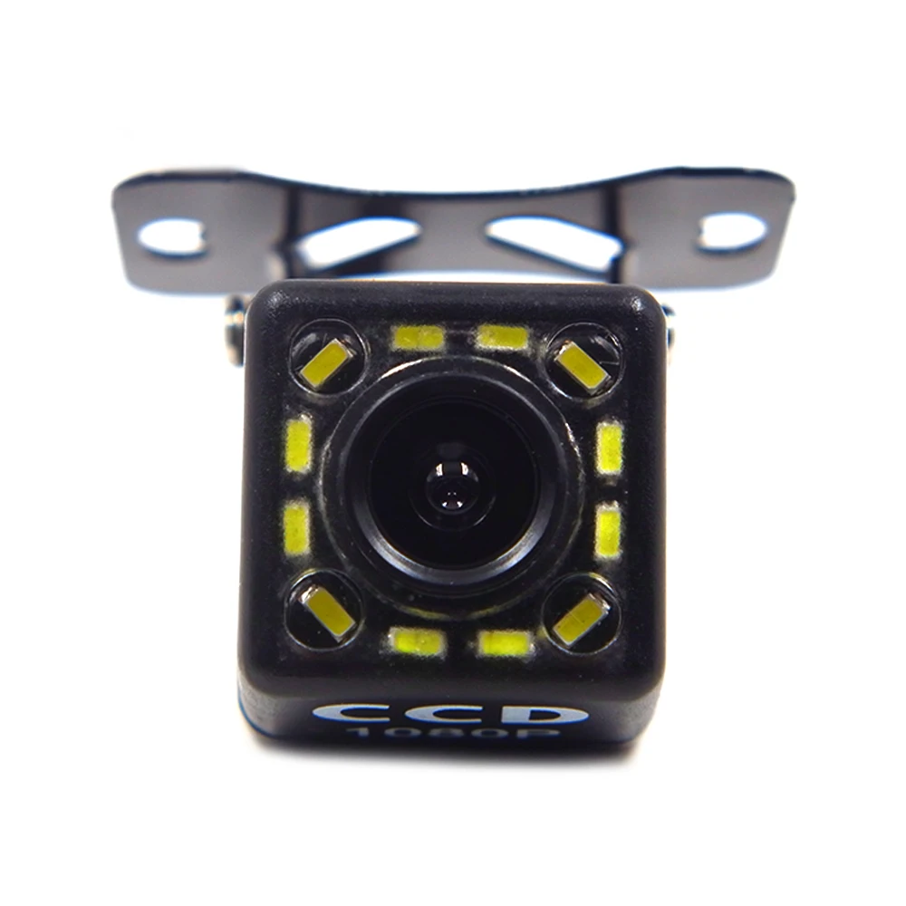 BYNCG WG12 светодиодов Водонепроницаемый 12 светодиодов ночного видения автомобиля камера заднего вида CCD камера заднего вида для авто парковки монитор