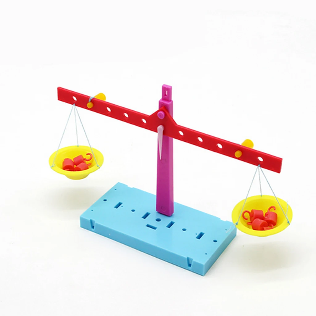 Scale Balance DIY Scientific Experiment Science Kits Learning Scale Weight for Kids Children Educational Toy School Supplies