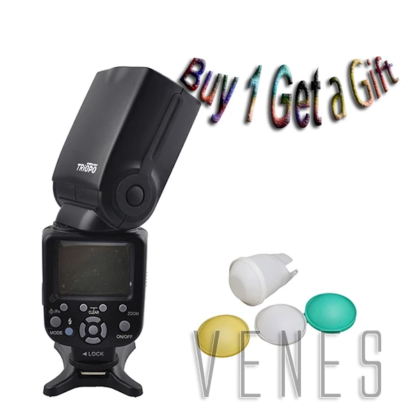 Special Offer buy 1 get 1 Gift!!! TR-850EX Flash Speedlite work For Nikon Canon Olympus pentax Fujifilm Camera