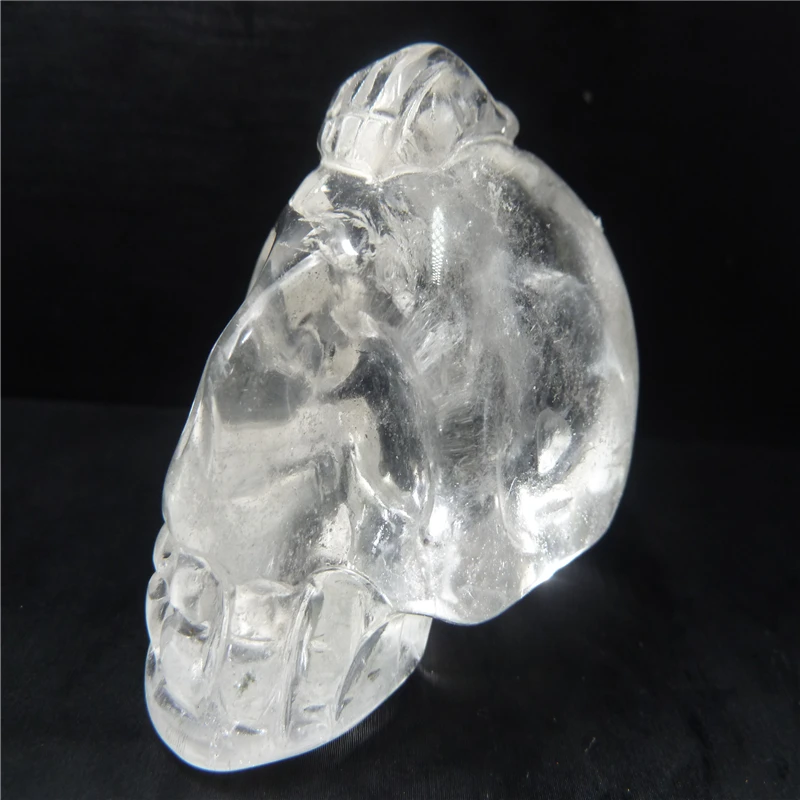 

Natural quartz Crystal skull T637