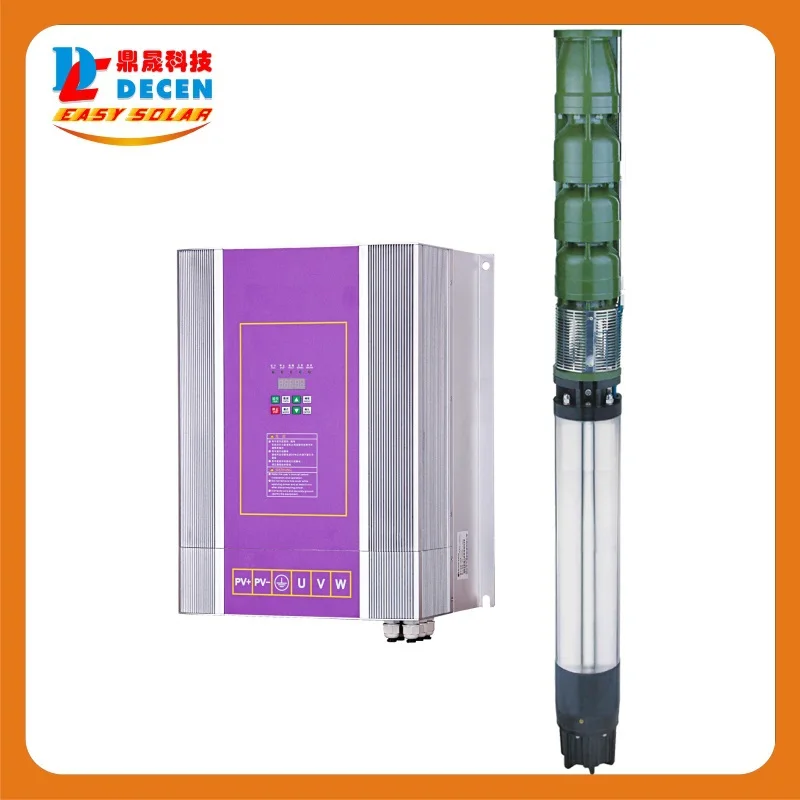 

DECEN@ 750W AC Water Pump+1500W Solar Pump Inverter For Solar Pump System Adapting water head(60-41m)Daily Water Supply(10-20m3)