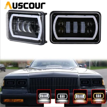 

2Pcs 55W Auto Spot Light for Jeeps Van Trucks Off-road Lighting Square Replacement Led Driving Light 5x7 6x7" Modify