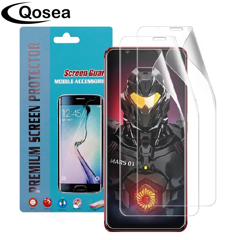 

Qosea (3 Pack) For ZTE Nubia Red Magic 3 Screen Protector Ultra-thin Protective Film For ZTE Nubia Red Magic 3 Phone Front Flim