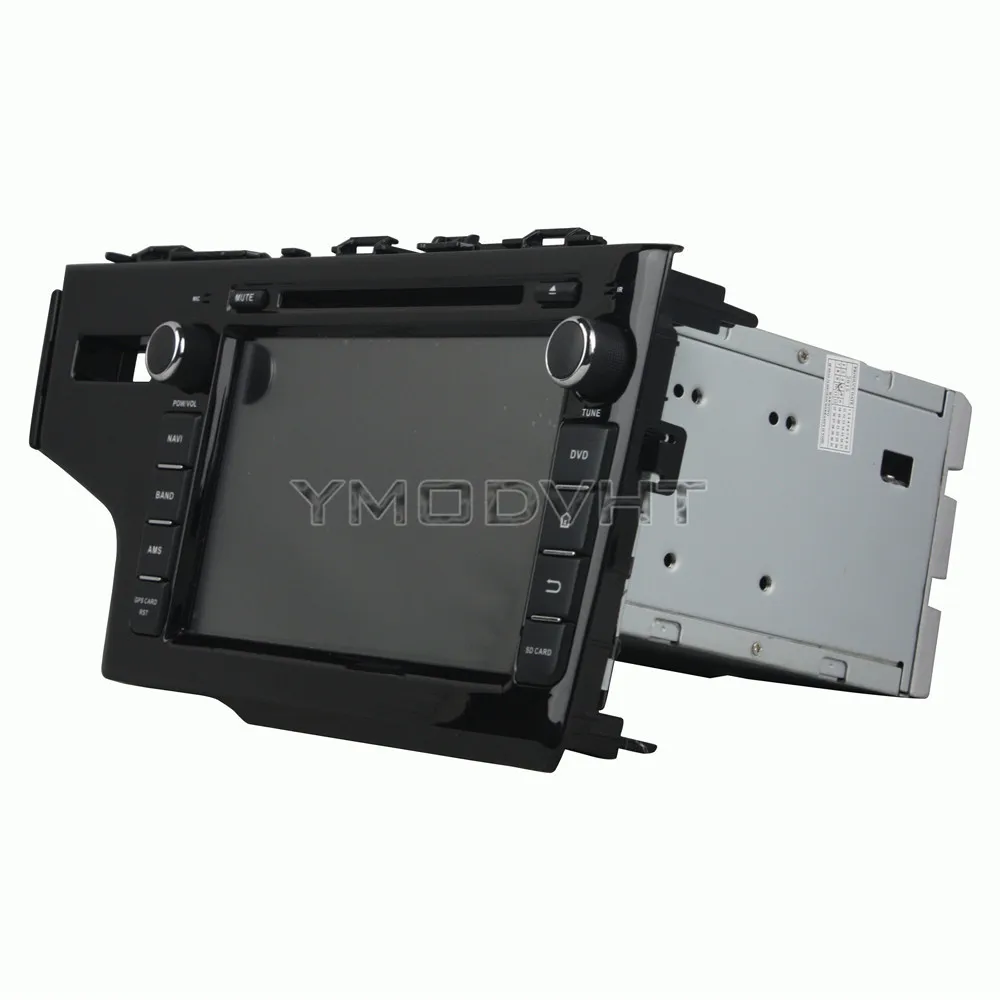 Best YMODVHT 8inch Android 8.0 Octa Core PX5 4GB RAM 32GB ROM Car DVD Player Radio Stereo GPS For HONDA 2014 FIT Left 2