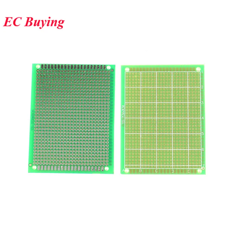 5 шт. 7x9 7*9 Односторонний Прототип PCB DIY универсальная печатная плата PCB стекловолокно универсальная плата зеленое масло эпоксидная печатная плата