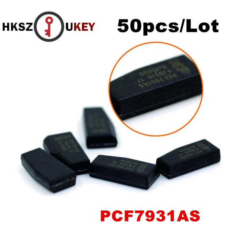 HKSZUKEY 50pcs ключевая микросхема транспондера PCF7931AS Brick Tag PCF7931 высокое качество