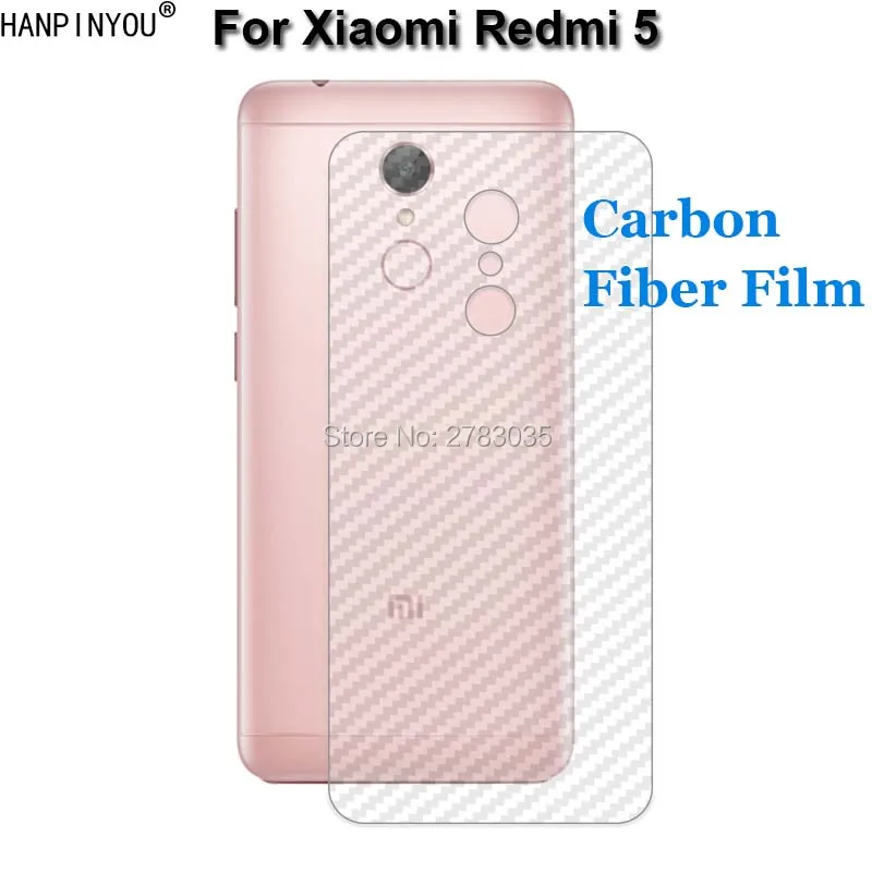 Защитная пленка для задней панели Xiaomi Redmi 5 redmi5 7 дюйма прочная 3D из углеродного