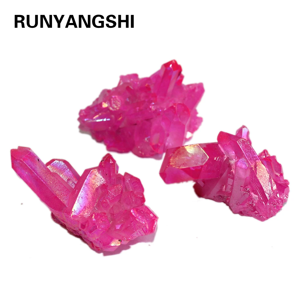 

Natural crystal quartz Rare beautiful P flame aura quartz crystal cluster Ore Mineral Healing Specimens Random delivery