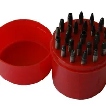 25 шт трансферный пробойник инструмент стальной машинист набор ниток