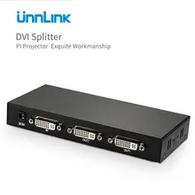 Unnlink DVI Splitter 1*2 1*4 1*8 1*16 DVI-D Video DVI adaptor DVI Distributor High Resolution Engineering PI Projector