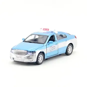 

1:32 Scale/DieCast Metal Toy/China Zastava Taxi Car/Sound & Light/Pull Back Educational/Gift For Children/Collection