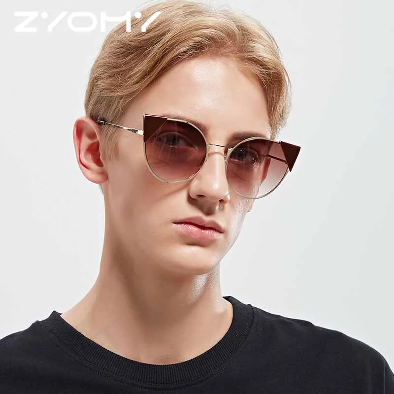 Zyomy фирменные очки для вождения очки кошачий глаз очки аксессуары Винтажные Солнцезащитные очки унисекс ретро очки для вождения очки