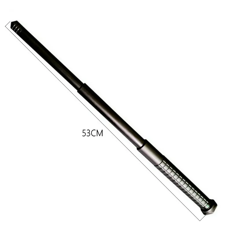 

21 inch full metal mechanical telescopic stick car portable outdoor self-defense weapon light heavy machine broken window cone