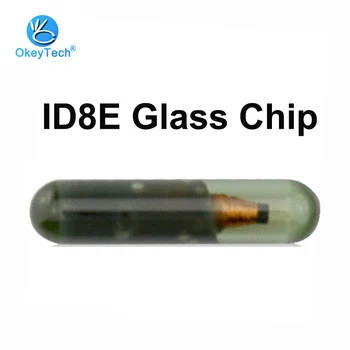 

OkeyTech ID8E Glass Blank Chip Transponder Auto Car Key Chips For Honda Accord CIVIC Odyssey for Audi Remote Key Shell 8E Tube