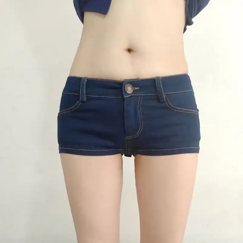 low waisted jean skirt