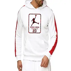 2019 мужские повседневные толстовки фитнес Jordan 23 брендовая одежда Camisetas костюмы для мужчин футболка для бодибилдинга мышцы куртки с