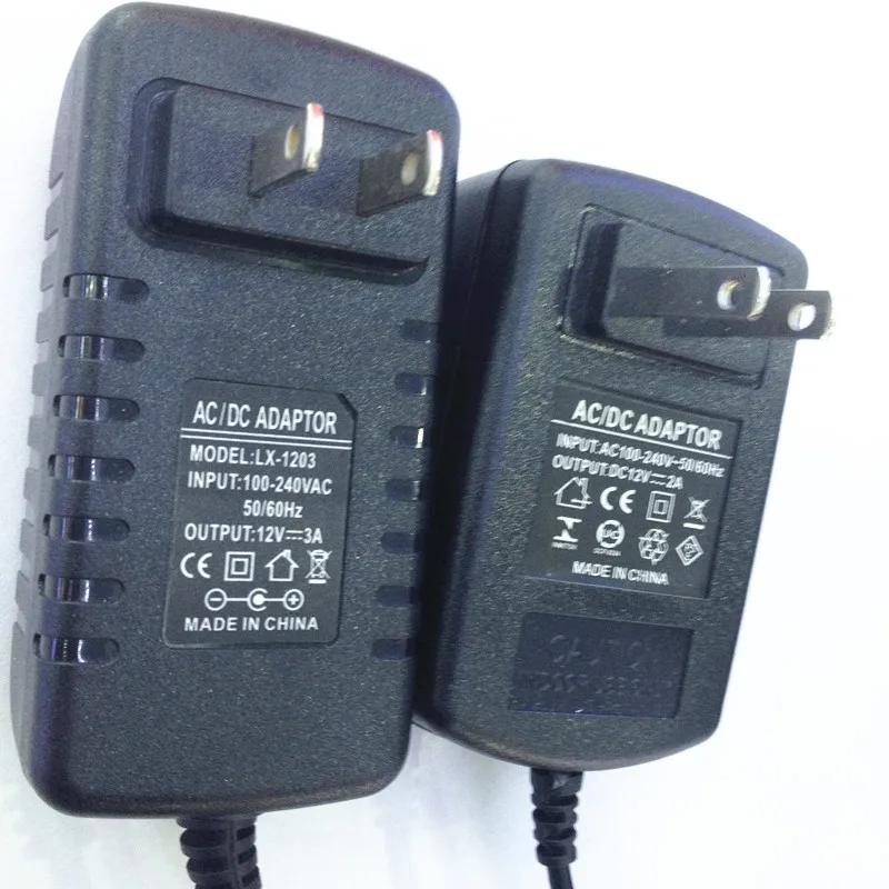AC 110 V 220 V постоянного тока до DC12V Мощность питания постоянного тока 12 V 24 V 1A 2A 3A 4A 5A 6A 8A 10A светодиодный драйвер преобразователя света трансформатор адаптер для светодиодные ленты