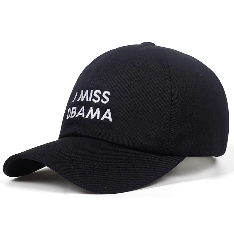 Новинка Я мисс Обама шапка с вышивкой хлопок Snapback бейсболка s для мужчин женщин Хип Хоп Регулируемый головной убор мужская шляпа