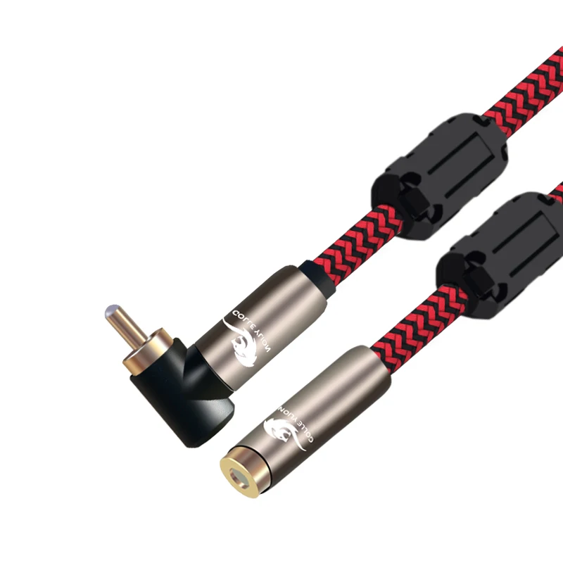 

RCA Male to Female Stereo Digital Coaxial Audio Extension Cable For Subwoofer Amplifier AV TV Video Line 1m 2m 3m 5m