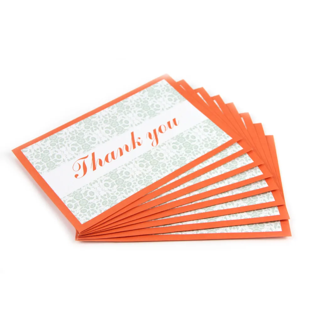 8pc Modern Elegant Wedding Thank You Card Envelope...